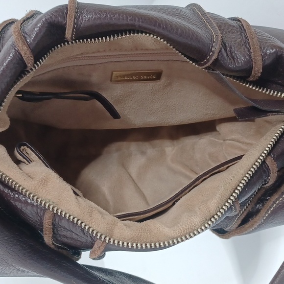 Charles David Brown leather ladies medium satchel - Picture 7 of 7